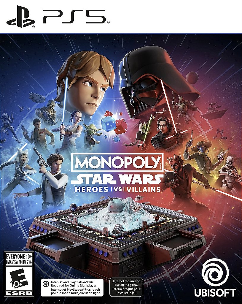 MONOPOLY: STAR WARS HEROES VS. VILLAINS PS5 PSN MIDIA DIGITAL