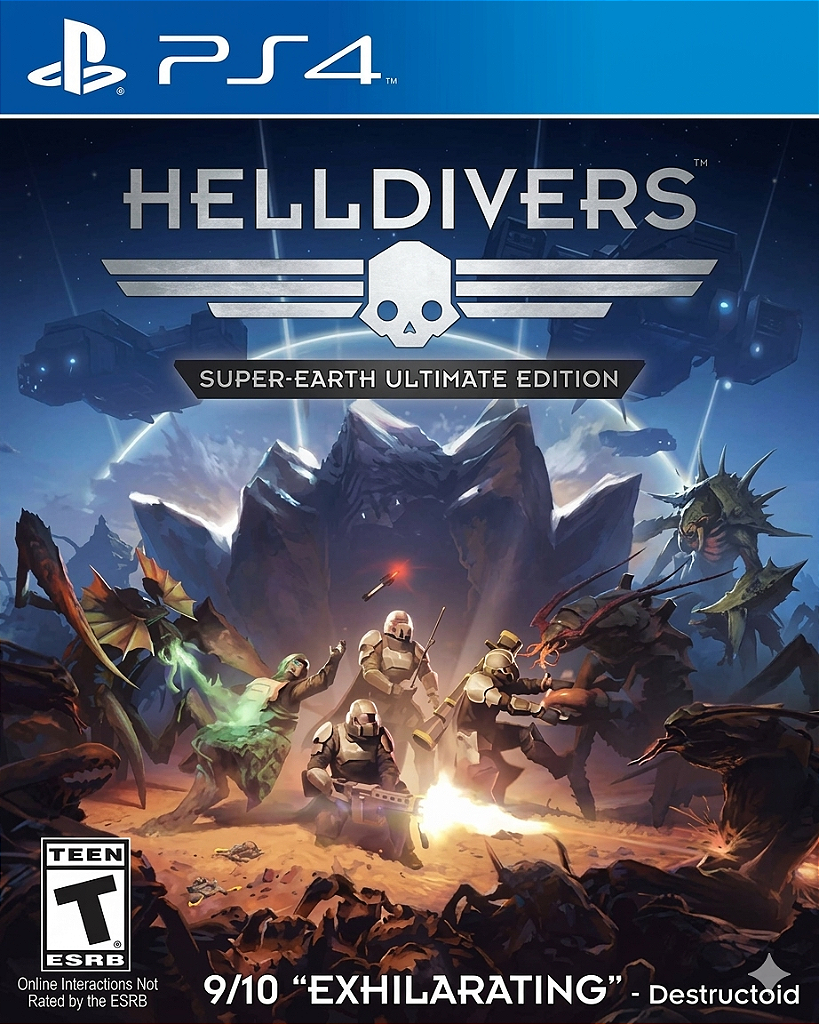 HELLDIVERS SUPER-EARTH ULTIMATE EDITION PS4 PSN MIDIA DIGITAL