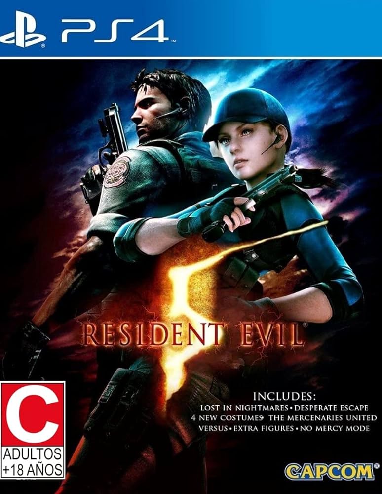 RESIDENT EVIL 5 PS4 PSN MIDIA DIGITAL